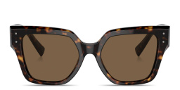 نظارات شمسية مربّعة بشعار العلامة من دولتشي آند غابانا بلون مموه - صورة المنتج 1