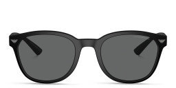 Emporio Armani Logo Panthos Sunglasses in Matte Black – Product Photo 1