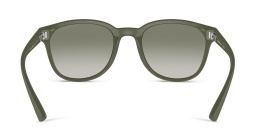 تسوق نظارات شمسية طراز بانتوس بشعار العلامة امبوريو أرماني بلون أخضر مطفي أونلاين.