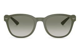 Emporio Armani Logo Panthos Sunglasses in Matte Green – Product Photo 1