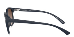 Emporio Armani Logo Panthos Sunglasses in Blue – Product Photo 3