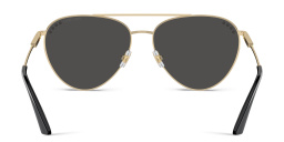 JIMMY CHOO Rhinestone-Embellished Aviator Sunglasses in Gold – Product Photo 4