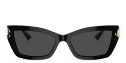 JIMMY CHOO JC Motif Cat-Eye Sunglasses in Black – Product Photo 1