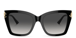 تسوق نظارات شمسية مربّعة بشعار JC جيمي تشو بلون أسود أونلاين.