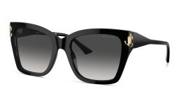 تسوق نظارات شمسية مربّعة بشعار JC جيمي تشو بلون أسود أونلاين.