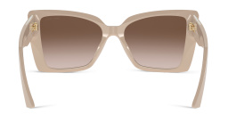 JIMMY CHOO Rhinestone-Embellished Oversized Cat-Eye Sunglasses in Beige – Product Photo 4