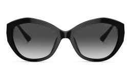 Shop JIMMY CHOO JC Motif Cat-Eye Sunglasses in Black online.