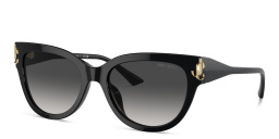 JIMMY CHOO JC Motif Cat-Eye Sunglasses in Black – Product Photo 2
