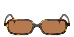 نظارات شمسية ريجارد بإطار مستطيل من ميو ميو بلون مموه - صورة المنتج 1