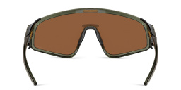 تسوق نظارات شمسية لاتش بانيل على شكل قناع للجنسين اوكلي بلون أخضر أونلاين.