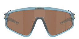 تسوق نظارات شمسية لاتش بانيل بإطار مستطيل للجنسين اوكلي بلون أزرق شفاف أونلاين.