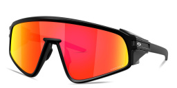 Shop Oakley Latch Panel Unisex Rectangle Sunglasses in Black online.