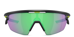 تسوق نظارات شمسية سفاييرا بإطار نصفي على شكل قناع للجنسين اوكلي بلون أسود أونلاين.