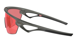 Shop Oakley Sphaera Unisex Half-Rim Mask Sunglasses in Grey online.
