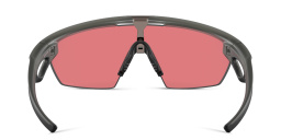 Shop Oakley Sphaera Unisex Half-Rim Mask Sunglasses in Grey online.