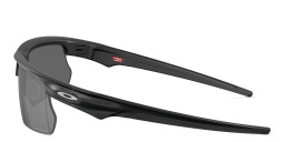 Shop Oakley BiSphaera Unisex Half-Rim Wide Rectangle Sunglasses in Black online.