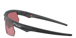 Shop Oakley BiSphaera Unisex Half-Rim Wide Rectangle Sunglasses in Black online.
