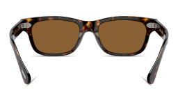 OLIVER PEOPLES Rosson Sun Unisex Rectangle Sunglasses in Havana – Product Photo 4