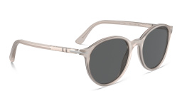 Shop PERSOL Unisex Panthos Sunglasses in Opal Grey online.