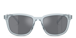 نظارات شمسية طراز بيلو بشعار العلامة من برادا بلون أزرق - صورة المنتج 1