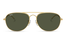 Ray-Ban Bain Bridge Unisex Pilot Sunglasses in Gold – Product Photo 1