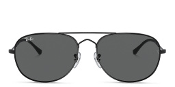 Ray-Ban Bain Bridge Unisex Pilot Sunglasses in Black – Product Photo 1