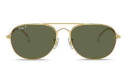 Ray-Ban Bain Bridge Unisex Pilot Sunglasses in Dark Brown – Product Photo 1