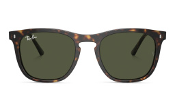 Ray-Ban Logo Unisex Square Sunglasses in Havana – Product Photo 1