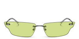 نظارات شمسية إي أن أيتش غير منتظمة بدون إطار للجنسين من راي بان بلون رصاصي - صورة المنتج 1