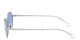 Shop Ray-Ban Yevi Unisex Irregular Sunglasses in Silver online.