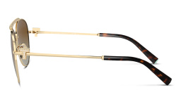 TIFFANY T Motif Pilot Sunglasses in Gold – Product Photo 3