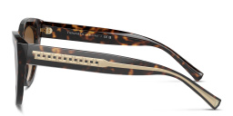 TIFFANY T True Cat-Eye Sunglasses in Havana – Product Photo 3