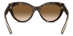 TIFFANY T True Cat-Eye Sunglasses in Havana – Product Photo 4