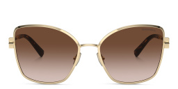 TIFFANY T Motif Butterfly Sunglasses in Pale Gold – Product Photo 1