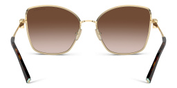 TIFFANY T Motif Butterfly Sunglasses in Pale Gold – Product Photo 4