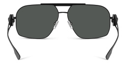 VERSACE Medusa Irregular Sunglasses in Matte Black – Product Photo 4