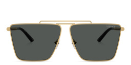 VERSACE Greca Irregular Sunglasses in Gold – Product Photo 1