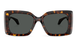 VERSACE Medusa Irregular Sunglasses in Havana – Product Photo 1