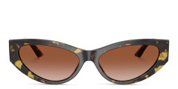 VERSACE Medusa Cat-Eye Sunglasses in Havana – Product Photo 1