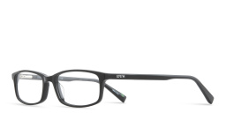 EYE'M Rectangle Eyeglasses in Black – Product Photo 2