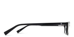 EYE'M Rectangle Eyeglasses in Black – Product Photo 4