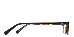 EYE'M Rectangle Eyeglasses in Black Havana – Product Photo 4