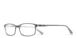 EYE'M Rectangle Eyeglasses in Grey – Product Photo 2