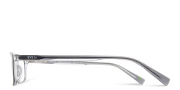 EYE'M Rectangle Eyeglasses in Grey – Product Photo 3