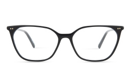 EYE'M Square Eyeglasses in Black – Product Photo 1