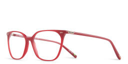 EYE'M Square Eyeglasses in Burgundy – Product Photo 4