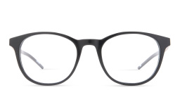 Shop EYE'M Unisex Round Eyeglasses in Black online.