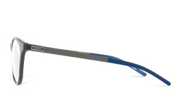 Shop EYE'M Unisex Round Eyeglasses in Matte Black online.