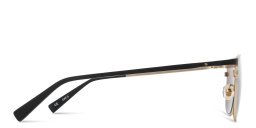 EYE'M Square Sunglasses in Black – Product Photo 4