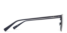 EYE'M Square Sunglasses in Blue – Product Photo 3